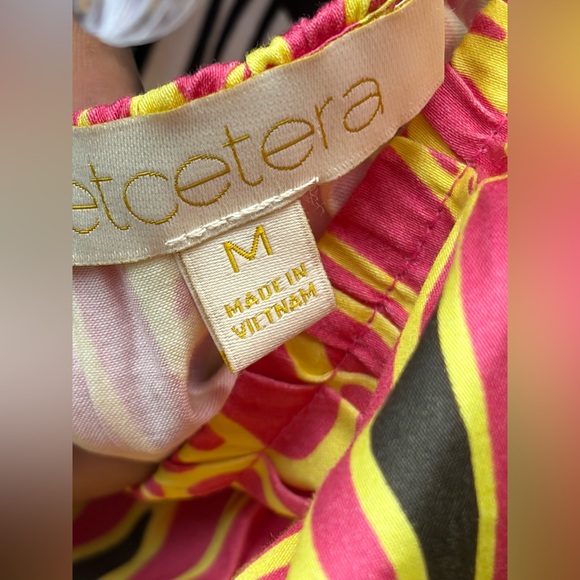 ETCETERA SENSATION Stretch Cotton Short Sleeve Long Dress w/Pockets M - Picture 10 of 12